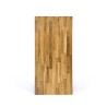 Blat dębowy 150x80x4 cm mikrowczep B/B lakierowany bezbarwny