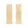 Schody stopień 100x29x3 cm drewniany jesion mikrowczep surowy A/B