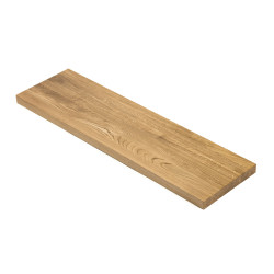 Parapet wewnętrzny 100x10x4 cm drewniany dąb lity olejowany bezbarwny A/B