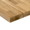 Blat drewniany 300x50x3 cm dąb mikrowczep olejowany bezbarwny B/B