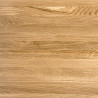 Blat drewniany 100x100x1.9 cm dąb lity olejowany bezbarwny A/B