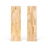 Schody stopień 100x27x4 cm drewniany jesion mikrowczep lakierowany bezbarwny A/B