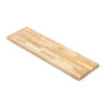 Schody stopień 105x28x4 cm drewniany jesion mikrowczep lakierowany bezbarwny A/B