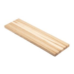 Parapet 100x10x3 cm jesionowy lity A/B lakierowany bezbarwny