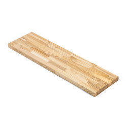 Schody stopień 100x29x4 cm drewniany jesion mikrowczep olejowany bezbarwny A/B