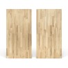 Blat 150x60x3 cm dębowy mikrowczep A/B surowy