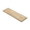 Schody stopień 100x27x3 cm dębowy mikrowczep A/B surowy