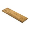 Schody stopień 85x28x3 cm dębowy mikrowczep A/B lakierowany bezbarwny