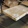 Schody stopień 85x28x3 cm dębowy mikrowczep A/B lakierowany bezbarwny