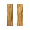 Schody stopień 110x29x3 cm dębowy mikrowczep A/B lakierowany bezbarwny