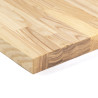 Blat drewniany 120x110x4 cm jesion mikrowczep lakierowany bezbarwny A/B