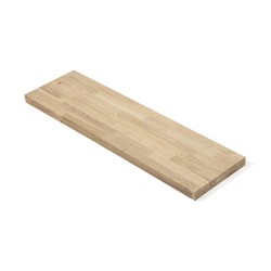 Schody stopień 95x30x3 cm dębowy mikrowczep A/B surowy