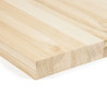 Blat 100x70x1.9 cm jesionowy lity A/B surowy