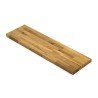 Schody stopień 85x35x3 cm dębowy mikrowczep B/B lakierowany bezbarwny