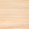 Blat 240x100x1.9 cm jesionowy lity A/B surowy